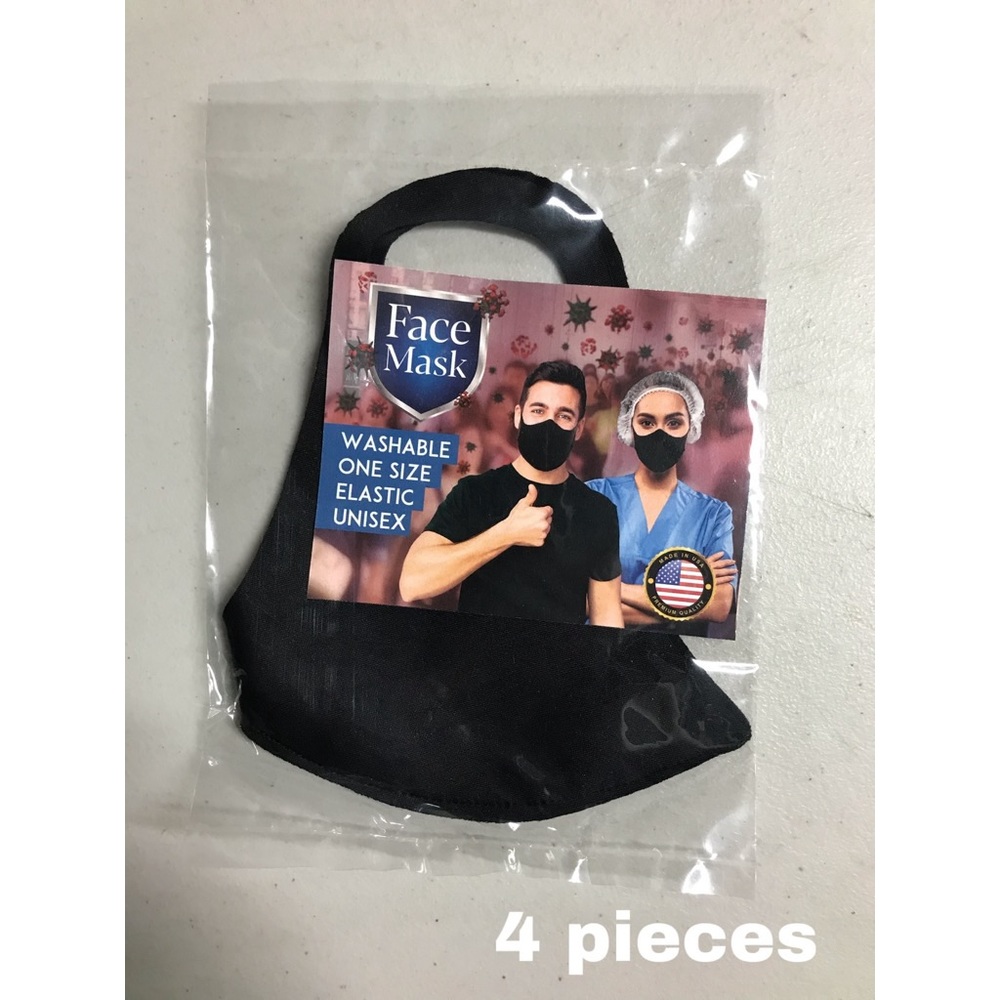 4 pack washable face mask hand made